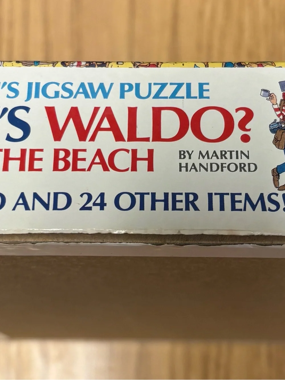 Vintage 1989 Where’s Waldo? On the Beach Jigsaw Puzzle #623 Complete 100 Pieces